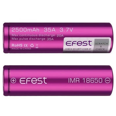 Batería 18650 Efest 3000mAh-35A